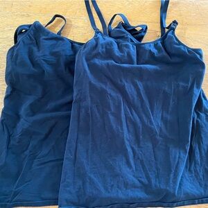 Two pack womens nursing tanks